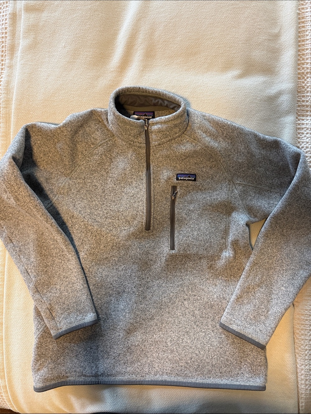 Patagonia Men’s Heather Gray Better Sweater Quarter Zip